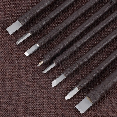 厂家批发钨钢篆刻刀硬质合金刀石刻刀刻章木雕刀石头篆刻 工具套装图3