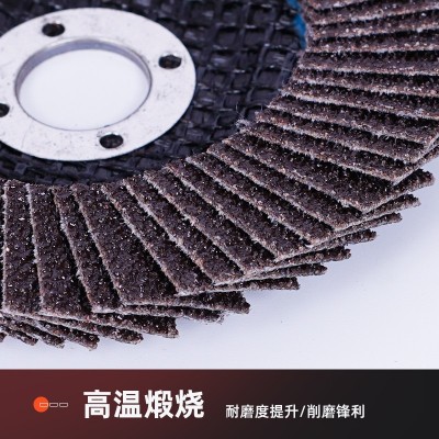 百叶轮打磨片百叶片加厚角磨机抛光片100千叶轮白叶轮抛光砂布轮图4