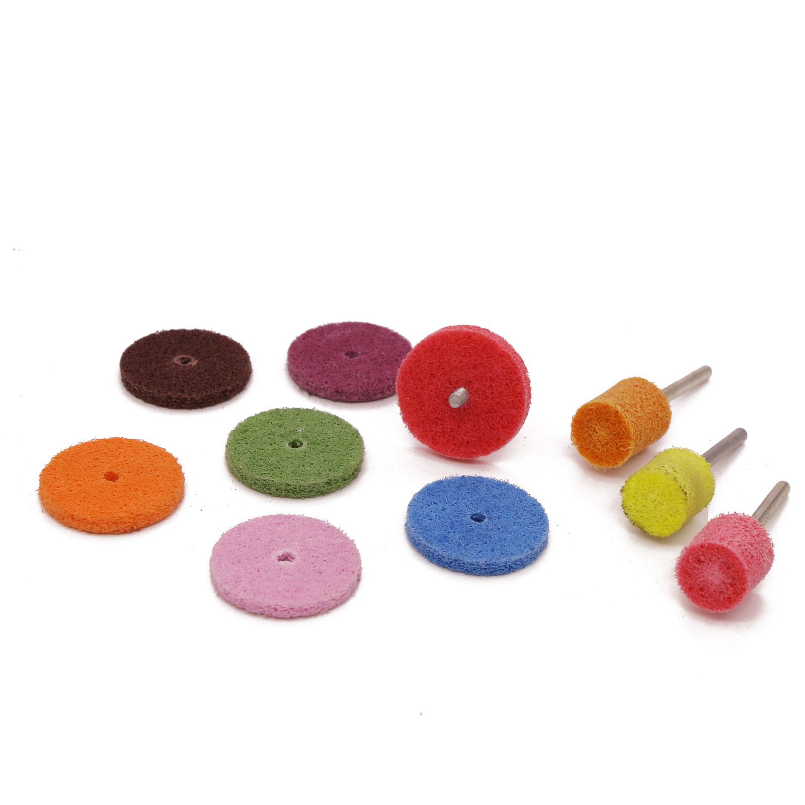 fine non-woven mounted point