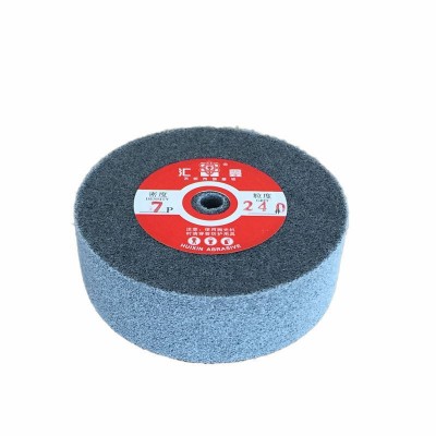 汇鑫牌150*50抛光轮尼龙轮纤维轮不织布研磨轮5P7P9P12P厂家直销图5
