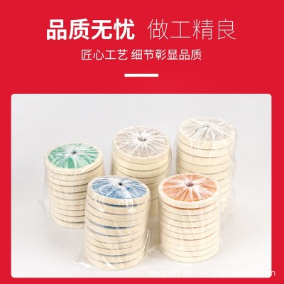 带盖高档羊毛抛光轮 毛毡轮100*16*8角磨机抛光轮 镜面抛光图5