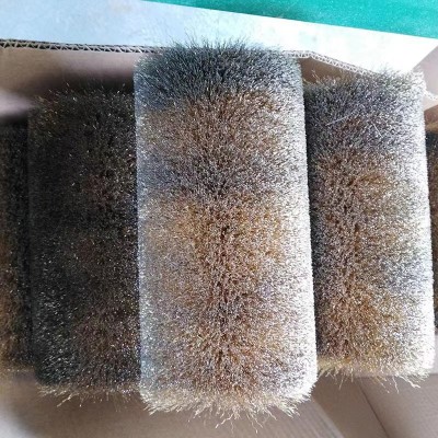 金属工业缠绕式钢丝刷辊除锈打磨抛光清扫拉丝不锈钢丝毛刷厂销图4