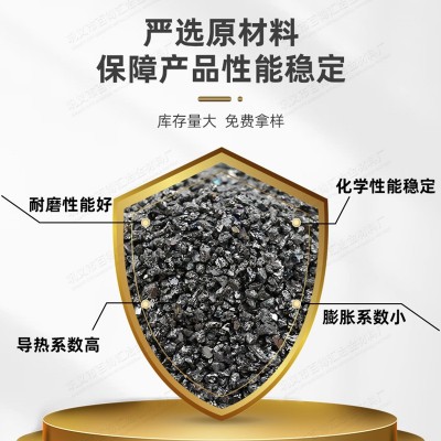 碳化硅 黑碳化硅颗粒46目磨具磨料陶瓷喷砂耐材用高含量黑碳化硅图5