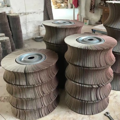 型轮 抛光轮砂纸砂布 定制木工根雕打磨抛光千叶轮 百叶轮图3