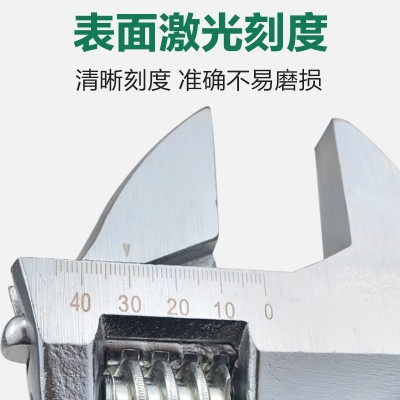 欧邦工具活动扳手12寸活口扳子10寸活络扳手15寸24寸方 孔镀铬批发图4