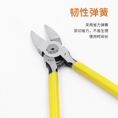 水口斜口钳子6寸剪钳偏口钳子剪线钳斜嘴钳子 工业电工剪钢丝图3