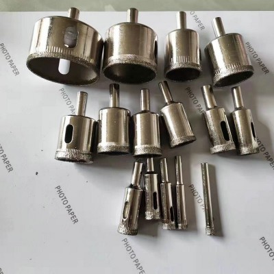 玻璃开孔器大理石瓷砖钻头开孔器电镀金刚砂玻璃开孔器修整器批发图2