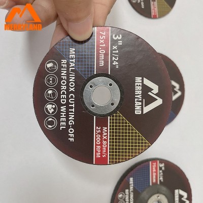 加工定制76X1.0X10mm切割片3寸树脂砂轮切割片角磨片小切片气动图2