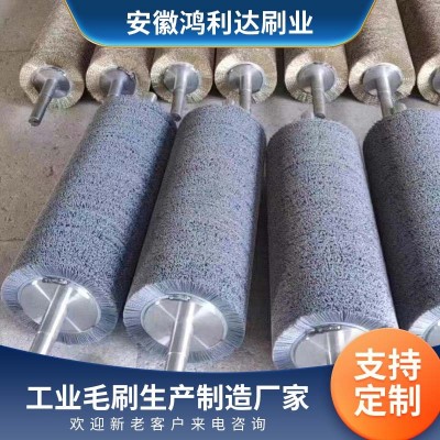 钢丝刷辊 不锈钢丝 刷 辊生产批发支持定制钢丝滚刷金属抛光钢 丝辊