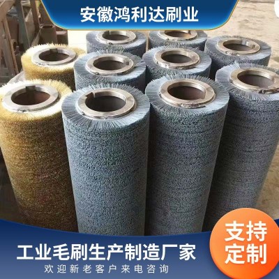 钢丝刷辊 不锈钢丝 刷 辊生产批发支持定制钢丝滚刷金属抛光钢 丝辊图2