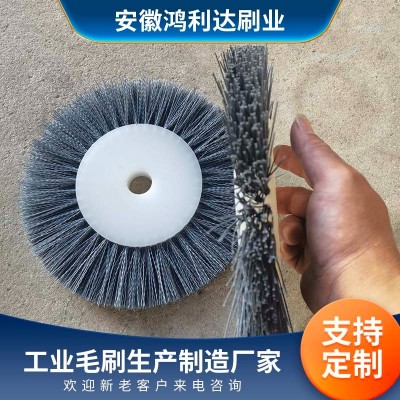 专业来图定制除锈抛光轮钢丝轮平行钢丝刷打磨轮镀铜丝轮厂家图2