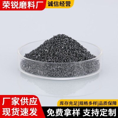 厂家直供除锈喷砂用黑色碳化硅颗粒 石材研磨抛光铸造碳化图2