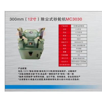 300除尘式砂轮机