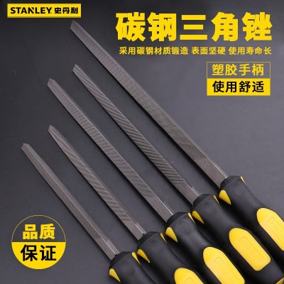 史丹利三角锉粗齿中齿细齿锉6寸8寸10寸12寸22-388-28 22-403-28
