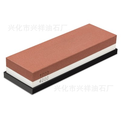 热销红白高档双面磨刀石400-1000# 出口日本砥石 家用户外磨石图5