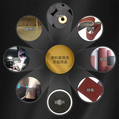 金刚砂 钢铁铝模具喷砂零部件抛光喷砂除锈研磨精密铸造用金刚砂图3