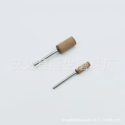 牛皮磨头 牛皮轮 牛皮打磨头 玉石打磨头3MM 6MM图4