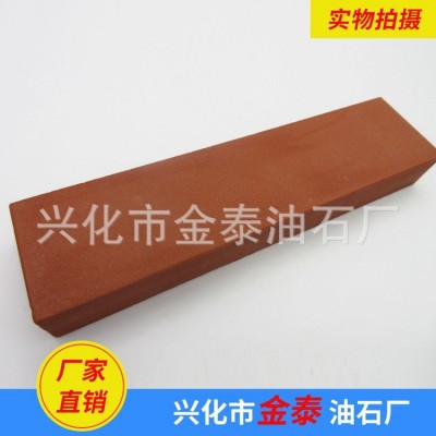 生 产 白刚玉加铁红磨油石 白厂家刚玉加铁红油石图2