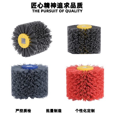 现货热销跨境专供源头厂家碳化硅 磨料丝 红色研磨剑麻马 毛拉丝轮图2