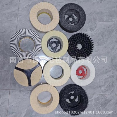 跨境专供意大利瓷砖抛光专用尼龙轮螺纹孔耐用尼龙抛光轮图3
