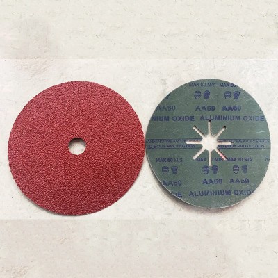 批发陶瓷4寸钢纸磨片 木工金属打磨片砂碟十字孔圆孔磨盘钢纸磨片图4