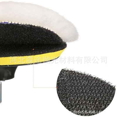 跨境供货5pcs超细纤维汽车美容打蜡抛光垫漆面美容快速工具抛光轮图4