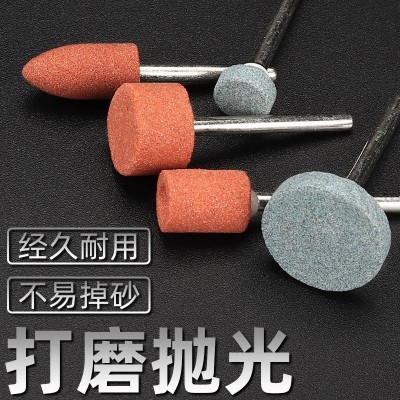 砂轮磨头带柄砂轮磨头电磨头电动打磨头砂轮磨头圆柱圆锥形套装图4