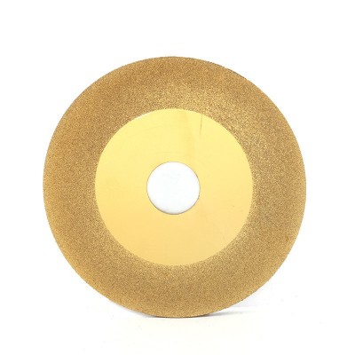电镀金刚石切割片110mm125mm超薄金银色砂轮陶瓷玻璃小锯片磨片图2