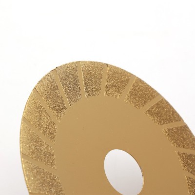 电镀金刚石切割片110mm125mm超薄金银色砂轮陶瓷玻璃小锯片磨片图3