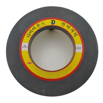 大宗货物批发棕刚玉平形砂轮磨工具刀具砂轮机打磨抛光205灰色陶图5