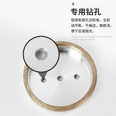 玻璃磨边机金刚轮直边机底边倒角金刚石砂轮石英石材岩板磨轮图4