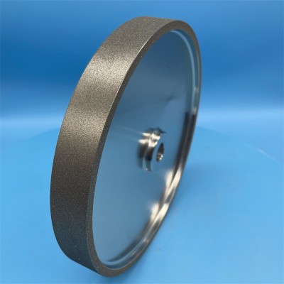8寸电镀金刚石砂轮cbn砂轮 200x15.8x25平形磨刀机磨轮 合金磨砂轮图2