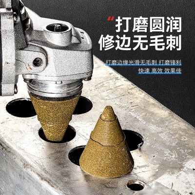 工业级锥形抛光打磨钻头金刚石砂轮 高硬度耐磨100型角磨机砂轮图2