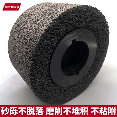 厂家直销黑金刚研磨轮 不锈钢金属拉丝除锈抛光 超粗黑金刚砂轮图3